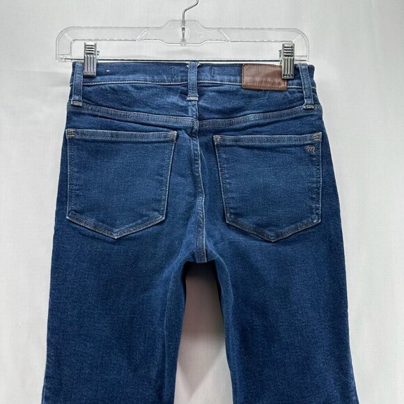 Madewell Jeans Womens 25P 9" Mid-Rise Skinny Medium Washed Stretch Denim Blue - Picture 5 of 11